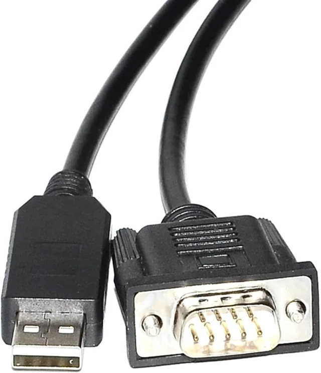 Alt view image 4 of 6 - COKYIS USB to D-SUB DB9 9P MALE ADAPTER RS232 CONVERTER SERIAL COMMUNICATION CABLE(1.8m), Black
