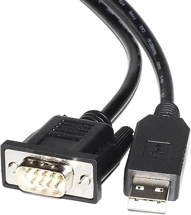 Alt view image 5 of 6 - COKYIS USB to D-SUB DB9 9P MALE ADAPTER RS232 CONVERTER SERIAL COMMUNICATION CABLE(1.8m), Black