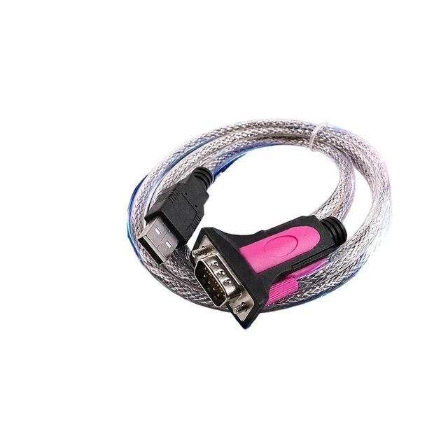Alt view image 2 of 6 - F&T>D*I USB to DB9 9 Pin Port Male Connector RS232 Adapter Serial Programming Cord