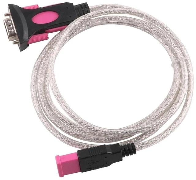 Alt view image 6 of 6 - F&T>D*I USB to DB9 9 Pin Port Male Connector RS232 Adapter Serial Programming Cord