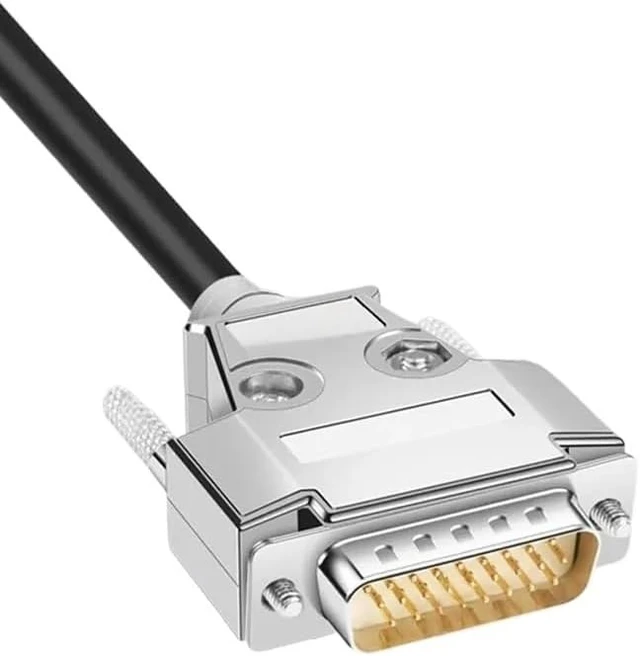 Alt view image 4 of 6 - DB26 Male to Female Cable Connector Industrial Grade 3 Rows HDB 26 Pin Data Cable D-SUB Male to Male Extender(M to M,1M)