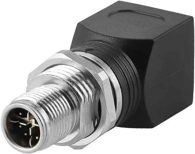 Alt view image 2 of 4 - M12 X-Code 8-Pin to RJ45 Adapter, Cat6a IP68 Waterproof Shielded Industrial Ethernet Connector, M12 Male to RJ45 Female for Cognex Keyence Basler Baumer Sick PLC Profinet
