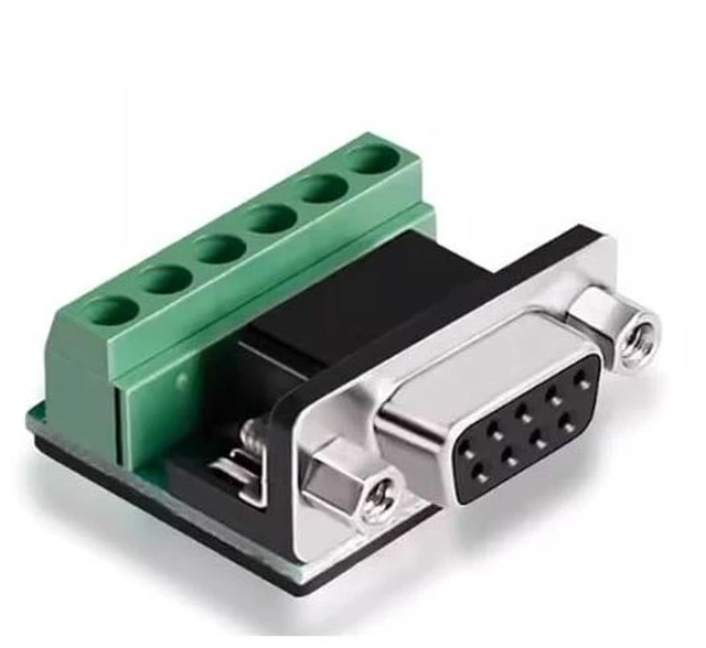 Main image of DB9 to 9Pin Terminal Block Nosolder for RS232/485/422 Adapters DB 9 Pin to 6 Pin Terminal Block Solderless(DB9 Female to 6Pin)