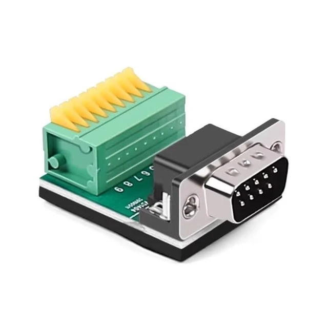 Alt view image 5 of 7 - DB9 to 9Pin Terminal Block Nosolder for RS232/485/422 Adapters DB 9 Pin to 6 Pin Terminal Block Solderless(DB9 Female to 6Pin)