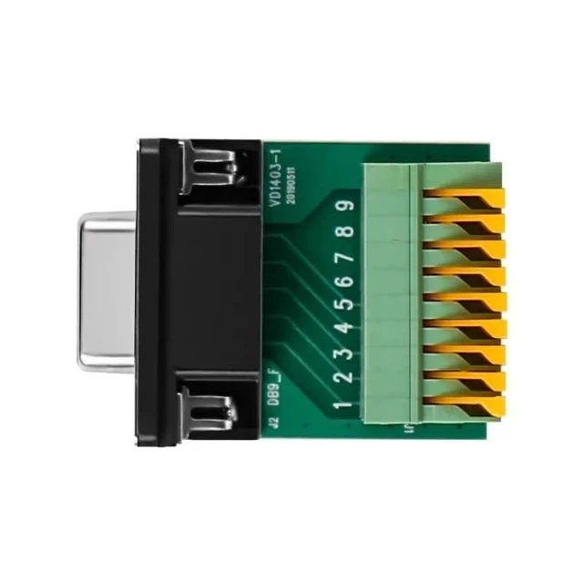 Alt view image 7 of 7 - DB9 to 9Pin Terminal Block Nosolder for RS232/485/422 Adapters DB 9 Pin to 6 Pin Terminal Block Solderless(DB9 Female to 6Pin)