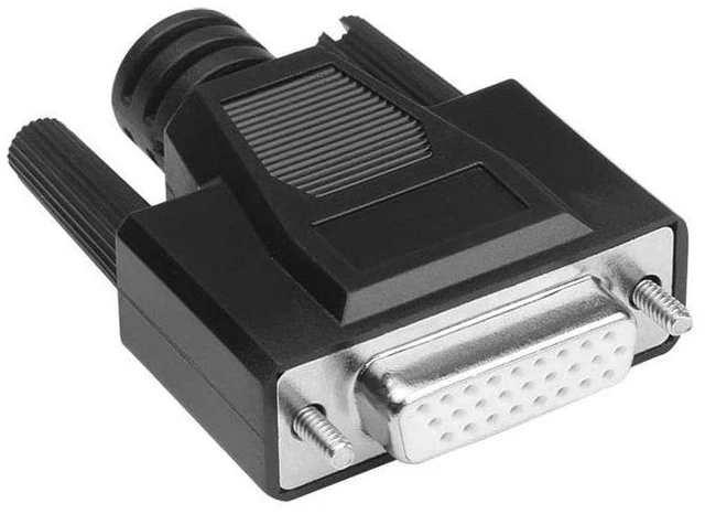 Alt view image 6 of 7 - 1pc DB26 Soldering Connector D-SUB HDB26 3 Rows of 26 Pin Plug DB26 Black Male Female Welding Wire Type Connectors(Male-PS)