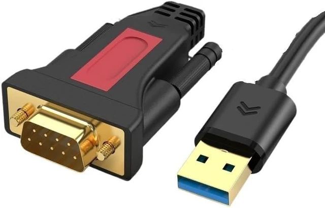 Main image of USB to RS232 Cable Com Port Serial Line PDA 9 DB9 Pin RS232 USB Adapter(USBtoRS232male)