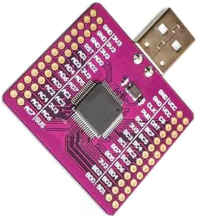 Alt view image 3 of 5 - 2pcs FT2232HL Dual Channel UART Module USB to Serial Adapter USB to UART USB to FIFO SPI I2C RS232 RS422 RS485 Module