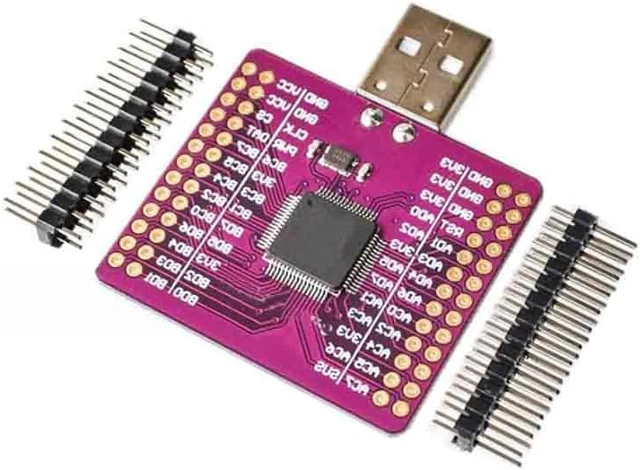 Alt view image 5 of 5 - 2pcs FT2232HL Dual Channel UART Module USB to Serial Adapter USB to UART USB to FIFO SPI I2C RS232 RS422 RS485 Module