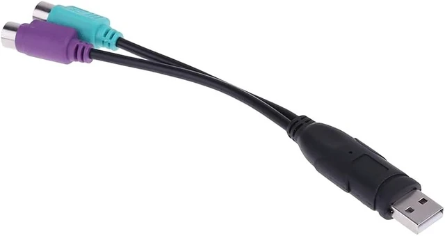 Alt view image 4 of 5 - to PS 2 Cable Male to Female/2 Converter Adapter Extension for Keyboard and to