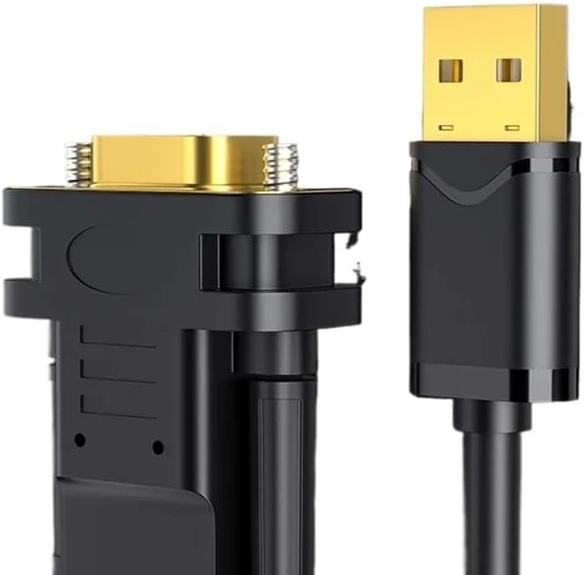 Alt view image 4 of 6 - USB 2.0 to Serial RS-232 DB9 9Pin Adapter Converter Cable Length 1.8M with Chipset USB to RS232