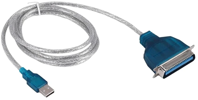 Alt view image 3 of 6 - USB to Parallel IEEE 1284 Printer Adapter Cable PC
