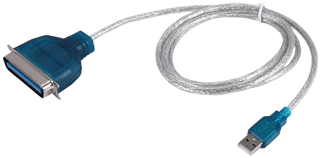 Alt view image 5 of 6 - USB to Parallel IEEE 1284 Printer Adapter Cable PC