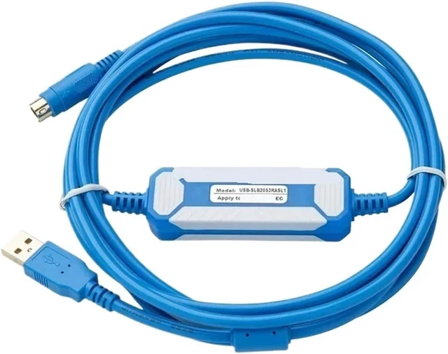 Alt view image 2 of 4 - USB-SL-B2053RASL1 USB to RS232 Adapter for EC Series Programming Cable(Serial Port)