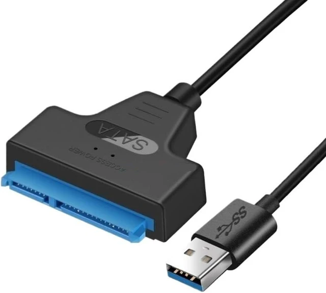 Alt view image 2 of 6 - USB Adapter Cable for 2.5Inch HDD/Solid Disk 6Gbps Fast Data Transfer