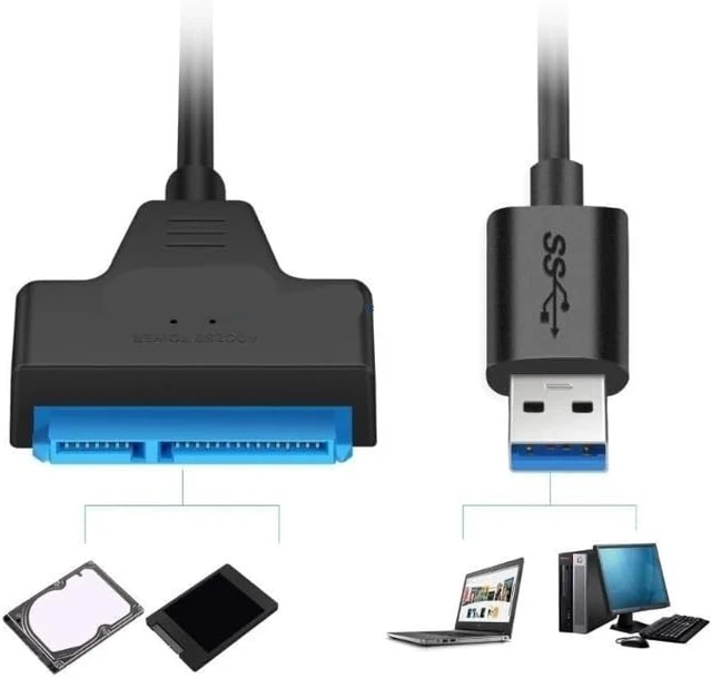 Alt view image 5 of 6 - USB Adapter Cable for 2.5Inch HDD/Solid Disk 6Gbps Fast Data Transfer
