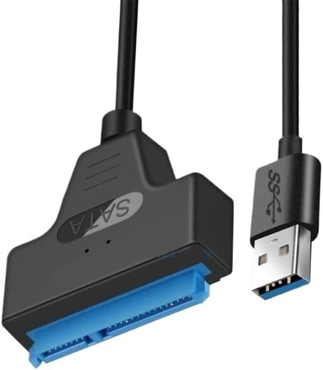 Alt view image 6 of 6 - USB Adapter Cable for 2.5Inch HDD/Solid Disk 6Gbps Fast Data Transfer
