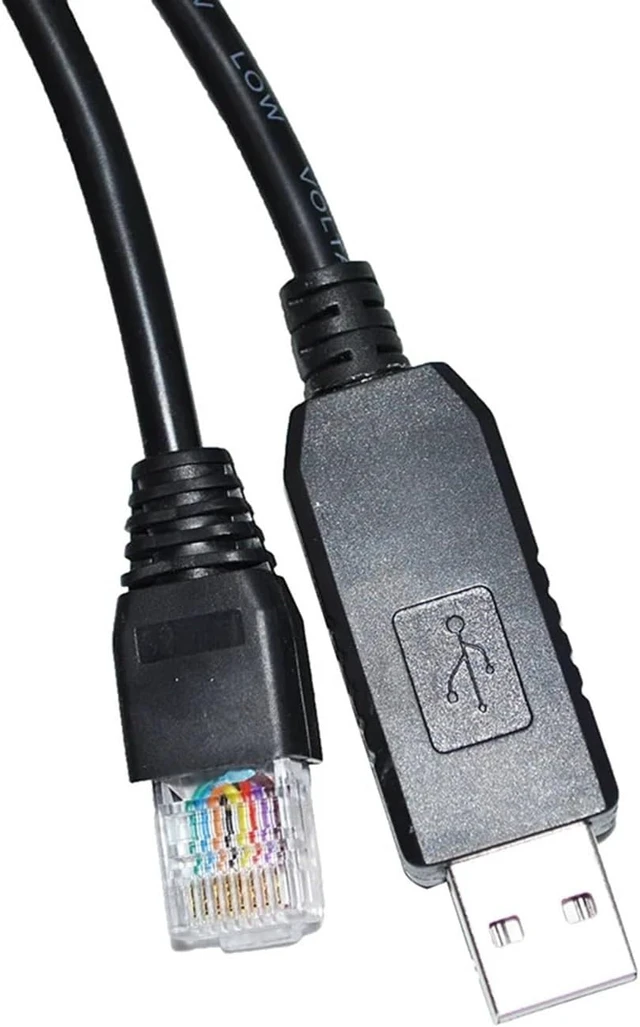 Alt view image 5 of 6 - Industrial FT232RL CHIP USB to RJ45 Adapter RS485 Serial Communication Cable for S600 S48 300HMT MFC to PC(3 metres)
