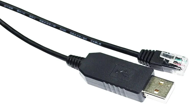 Alt view image 3 of 5 - USB to RJ11 RJ12 6P4C Adapter RS232 Serial Parameter DEBUGGER Console Cable(3.6M)