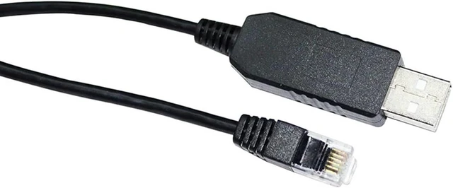 Alt view image 4 of 5 - USB to RJ11 RJ12 6P4C Adapter RS232 Serial Parameter DEBUGGER Console Cable(3.6M)