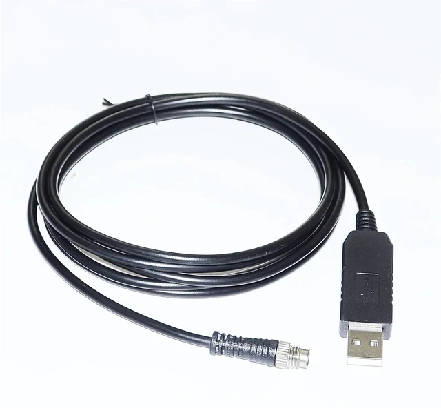 Main image of USB to 4-PIN MALE ADAPTER RS232 CONVERTER SERIAL COMMUNICATION CABLE for SAFETY LASER SCANNER to PC(1.8m), FT232RL Chip