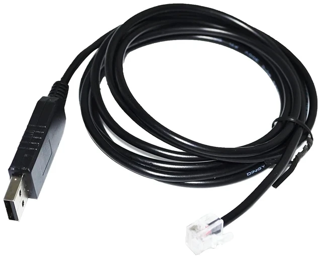 Main image of COKYIS USB to RS232 RJ11 RJ12 6P6C ADAPTER SERIAL COMMUNICATION CABLE for MEDICA ANALYZER to PC(5m), FT232RL Chip