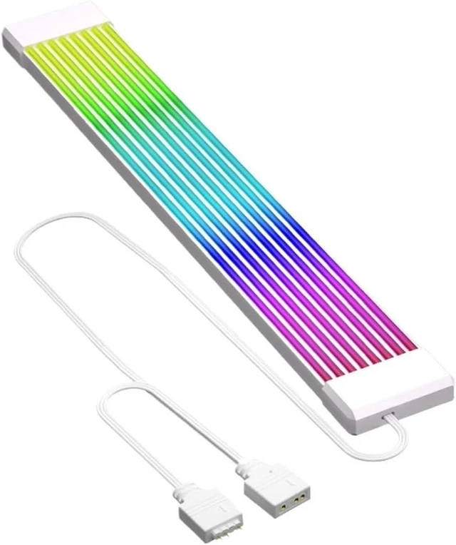 Main image of 5V 3Pin PC RGB GPU Cable 8/24PIN Motherboard Power Extension Cable ARGB Motherboard Cable(X8)