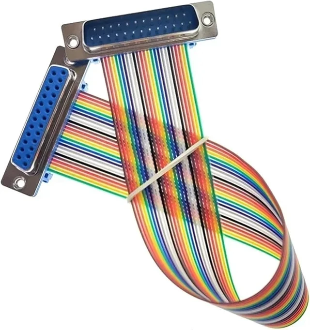 Alt view image 3 of 3 - 1PCS D-SUB Serial Port Connector Adapter RS232 COM Extension Cable DB9 DB15 DB25 DB37 DIDC 9 15 25 37 Pin Male Female(DB9,Female to Female_1PCS_20CM)