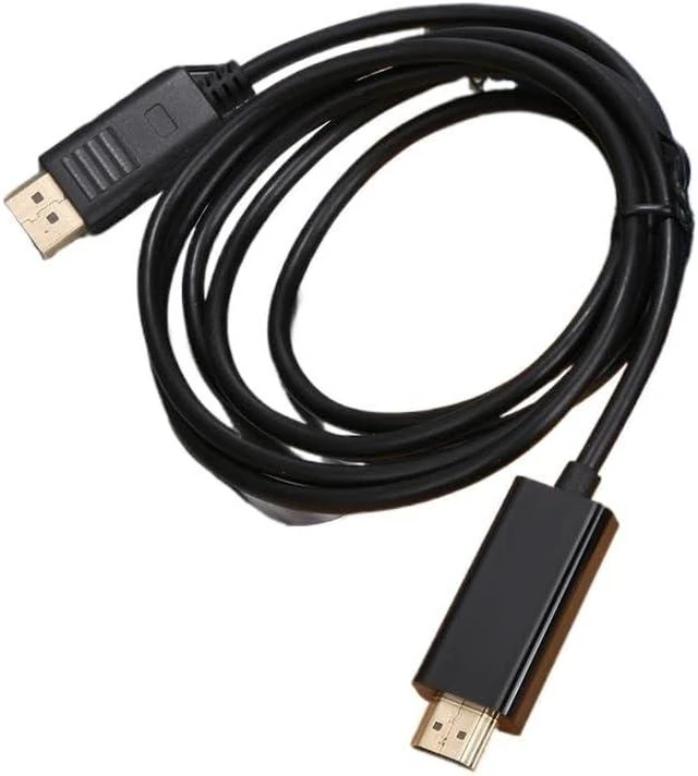Main image of 1.8M DP to HDMI-Compatible Cable 4K HD Adapter Display Cable Convert Large DP to HDMI-Compatible