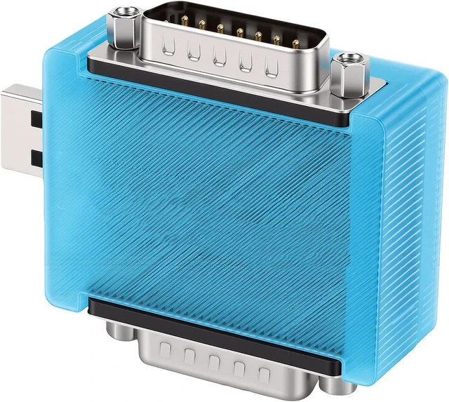 Alt view image 7 of 7 - Zunate USB to DB15 Game Port Adapter, Dual Female Jacks