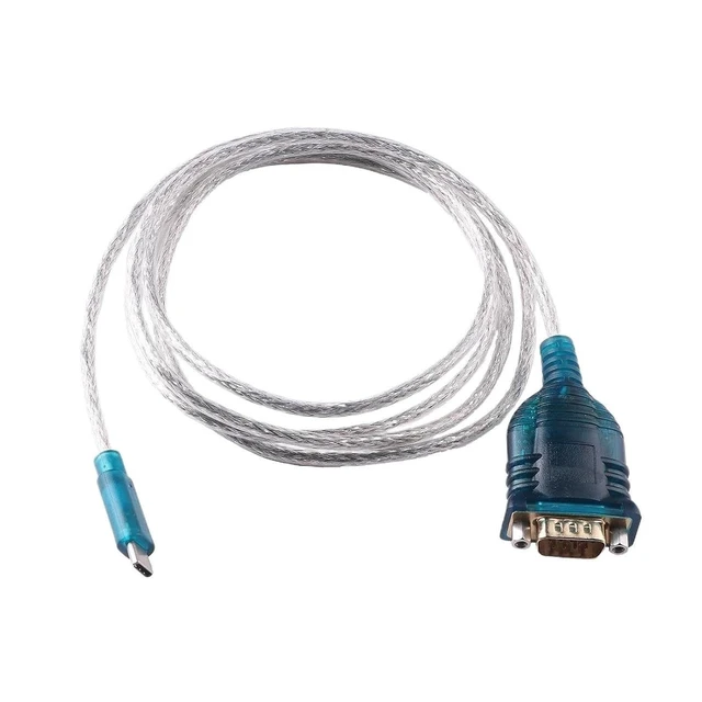 Alt view image 5 of 5 - USB TY>pe C to RS232 Serial Cord F&T>D*I USB-C to DB9 Male 9 Pin Adapter Converter for PC 11 10 8 7 OS