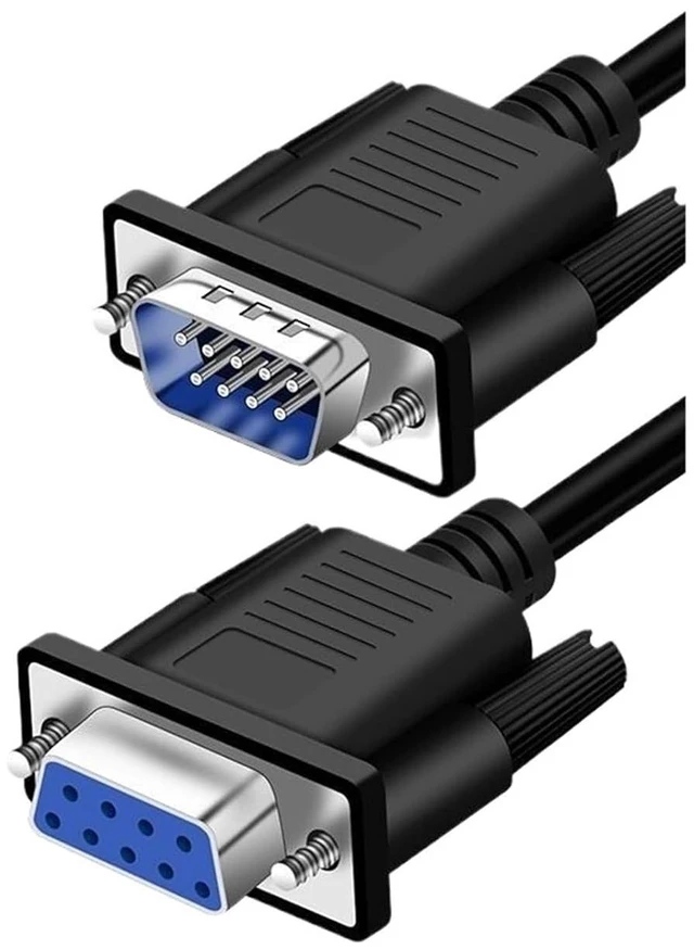Main image of Db9 Serial Port Rs232 Cord Connecting Line Adapter 9PIN RS232 to RS-232 DB9F to Male to Female Connector(0.5m,Male to Female)