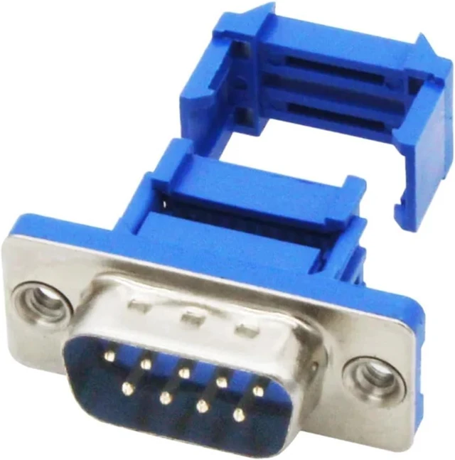 Alt view image 3 of 6 - 10pcs DB9 Crimp Type Connector Male Female Serial Port connectors D-SUB RS232 Adapter(Female)