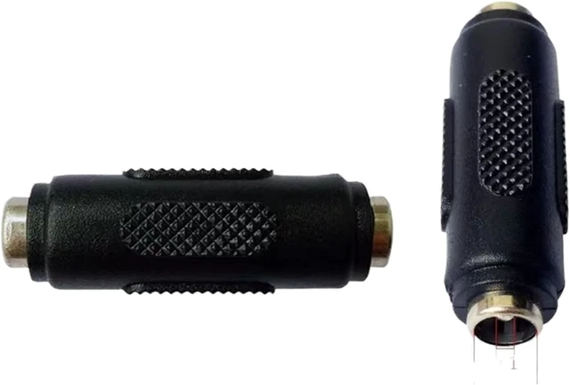 Alt view image 2 of 6 - 5PCS DC12V Power Adapter Double Male and Female DC Through Head Butt Connector DC Male and Female to Male and Female Head(DC Female Joint 5pcs)