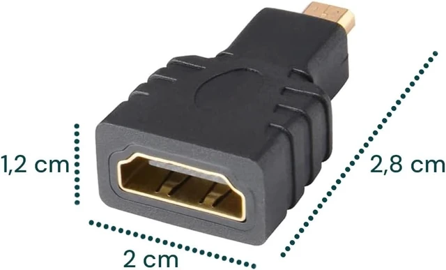 Alt view image 6 of 7 - HDMI Male Female 2.0 Adapter Ideal for Cameras and Tablets - Ideal for a Stable Connection Anywhere for Customizable Devices