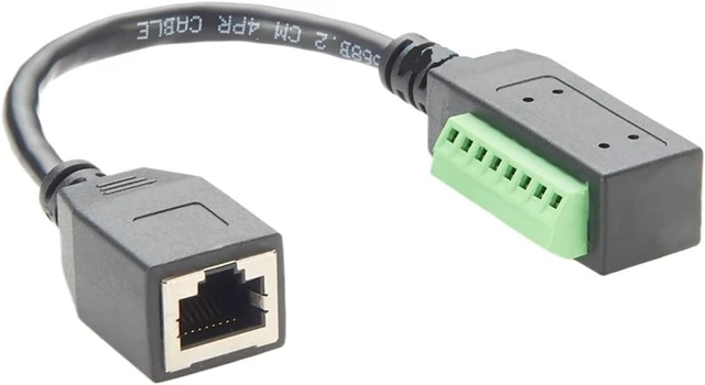 Main image of RJ45 Female to Solderless Terminal Block Cable