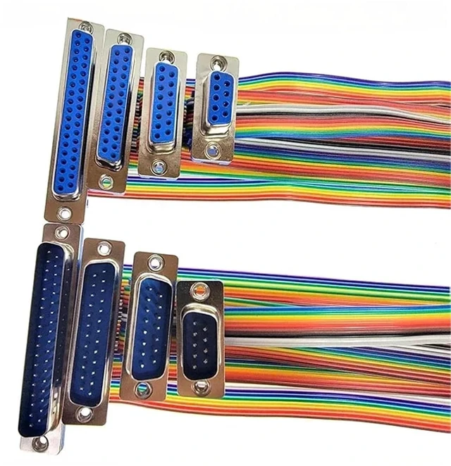 Alt view image 2 of 3 - 1PCS D-SUB Serial Port Connector Adapter RS232 COM Extension Cable DB9 DB15 DB25 DB37 DIDC 9 15 25 37 Pin Male Female(DB15,Female to Female_1PCS_30CM)