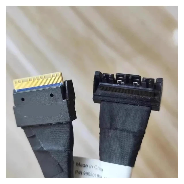 Alt view image 3 of 3 - Slim SFF-8654 8i 74P Connection Cable