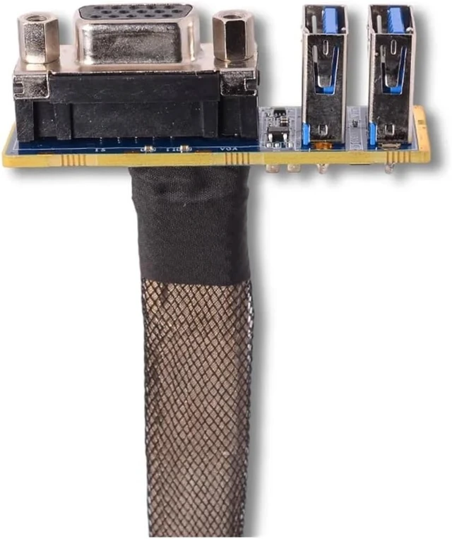 Alt view image 4 of 7 - 8611 to VGA SFF-8611 to USB3.0 Server Adapter Cable