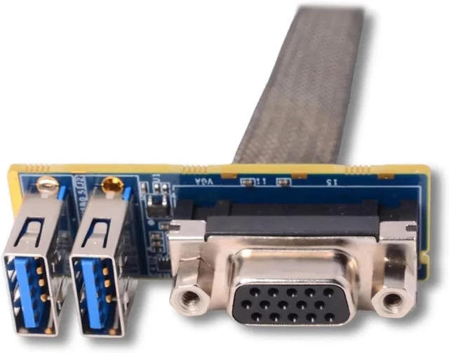 Alt view image 7 of 7 - 8611 to VGA SFF-8611 to USB3.0 Server Adapter Cable
