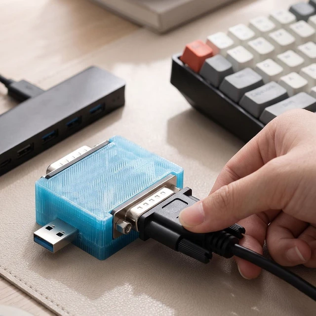 Alt view image 3 of 7 - USB to DB15 Female Connector, Plug & Play Game Port Adapter