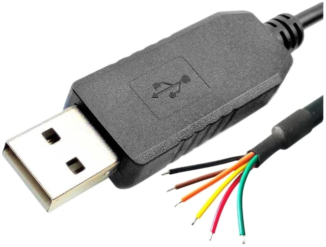 Main image of USB Serial COM TTL UART Interface Adapter TTL-232R-3V3-WE-1800 to Line End MCU SBC ARM(2.9M)