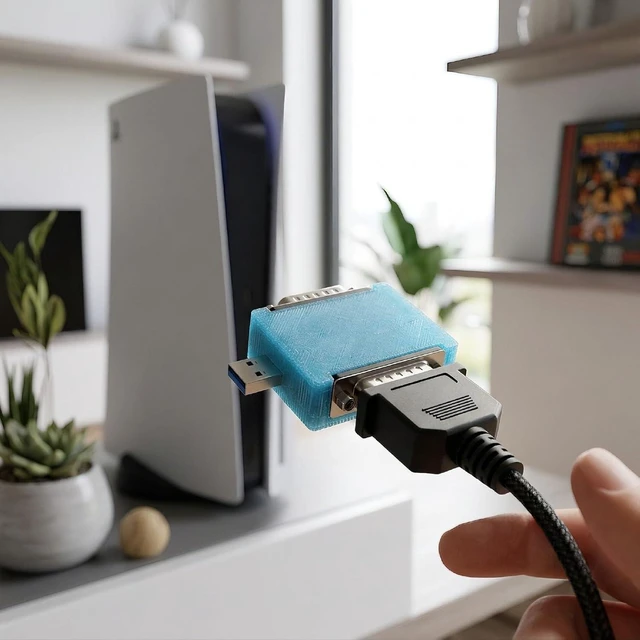 Alt view image 4 of 7 - USB to DB15 Female Connector, Plug & Play Game Port Adapter