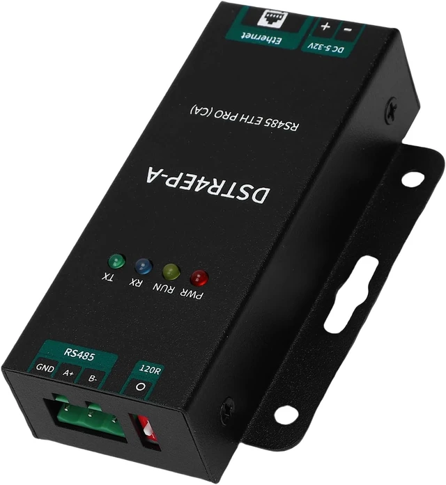 Alt view image 6 of 7 - Emoshayoga 485 to Ethernet Converter Compact Bidirectional Adapter for Industrial Settings Aluminum Alloy Module