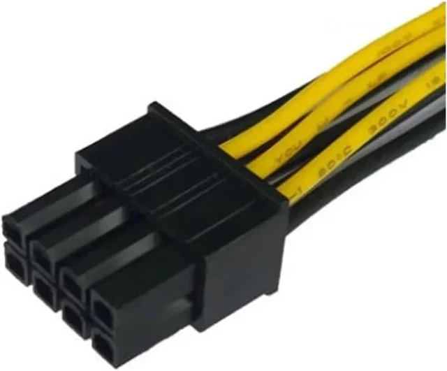 Alt view image 2 of 5 - 8Pin to Dual 4Pin Video Card Power Cord 180W Y Shape 8Pin PCI to Dual 4 Pin Graphics Power Cable(10pcs)