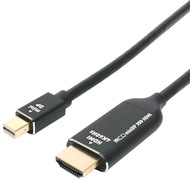 Main image of (Nakabayashi) MCO Mini DisplayPort to HDMI Cable 4K 2m Z1918