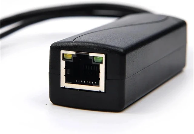 Alt view image 3 of 3 - 1 PCS PoE Splitter USB Type-C Power Over Ethernet 48V to 5V Active(5V-DC (100M))