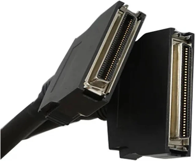 Alt view image 2 of 5 - SCSI HPCN50 CN50 50Pin Male to Male Shielded Data Cable Custom Length 28AWG(50cm)