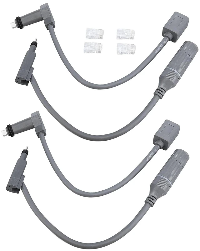 Alt view image 4 of 7 - Aramox SPX to RJ45 Adapter Cable, 24AWG Copper Ethernet Connector 1200Mbps,