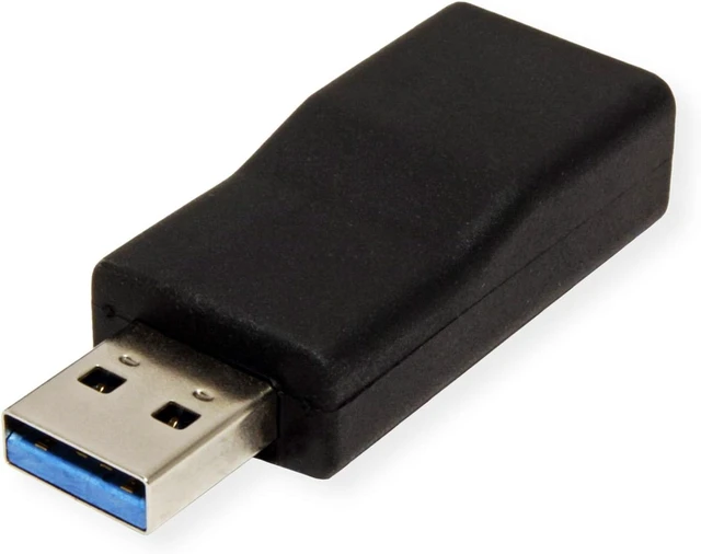 Alt view image 3 of 4 - Rotronic Roline 12032995 3.1 USB Adapter, Type A Male to C Female Black